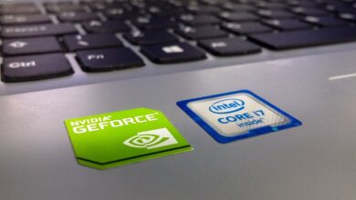 A NVIDIA GeForce sticker