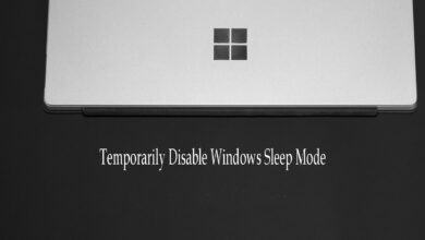 disable sleep windows 11 10 temporarily