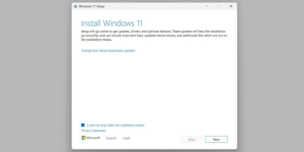 Windows 11 Ventana de configuración