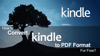 How to Convert Kindle to PDF Format For Free?