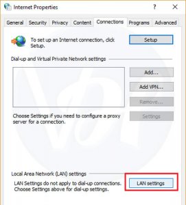  Configuración de LAN
