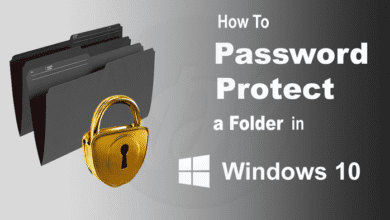 How To Password Protect a Folder in Windows 10