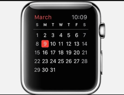 Calendario de Google en Apple reloj