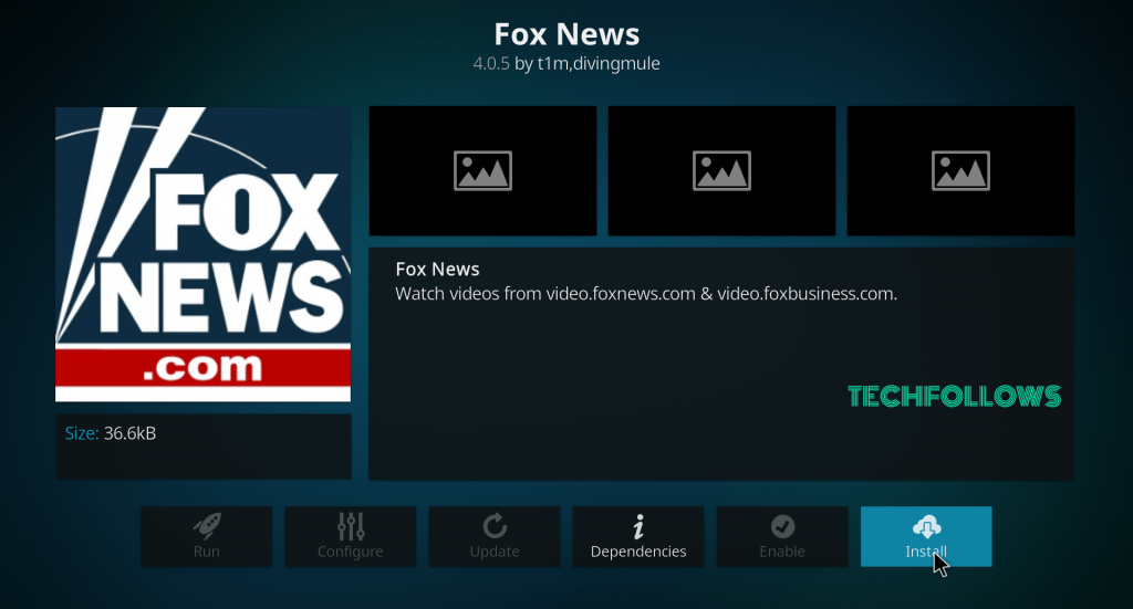 Fox News en Kodi