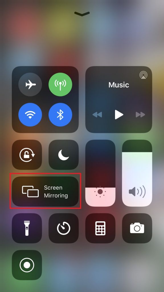 Haga clic en el icono de Duplicación de pantalla para Duplicar iPhone en Firestick