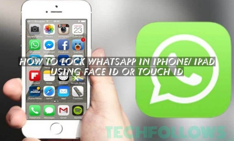 How to Lock Whatsapp in iPhone
