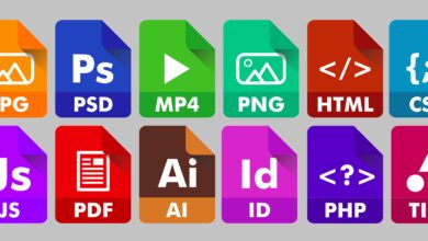 File format icons