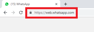 Escanear el código QR de Whatsapp Web