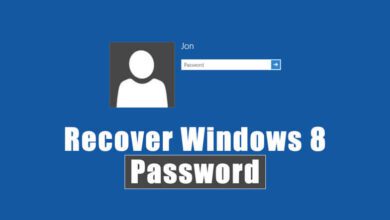 Recover Windows 8 Password
