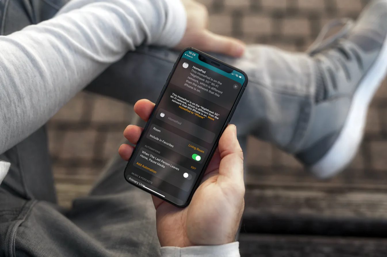 Cómo cambiar la red Wi-Fi de HomePod