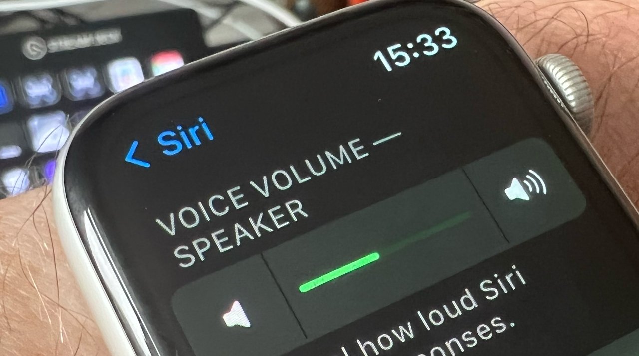 Como controlar Apple Watch volumen
