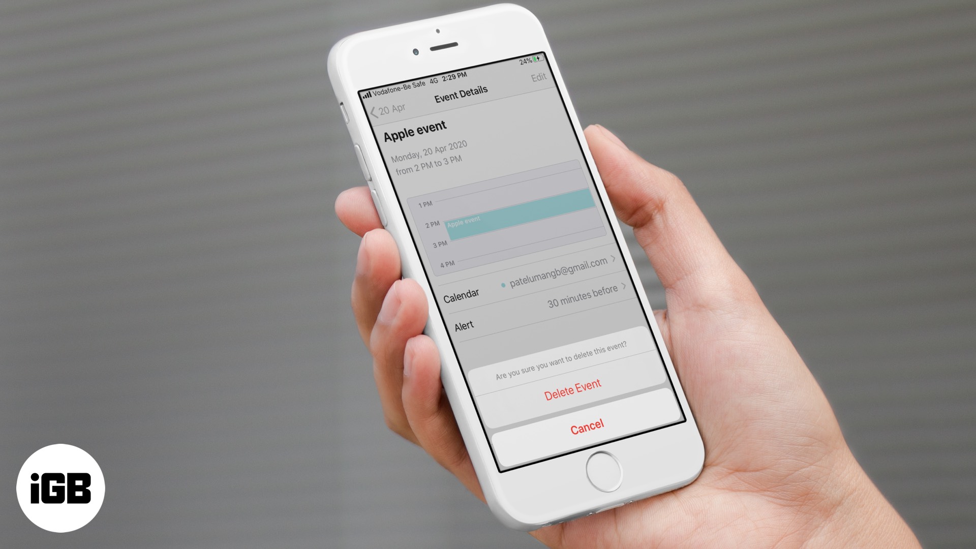Cómo eliminar eventos de calendario en iPhone o iPad en iOS 13