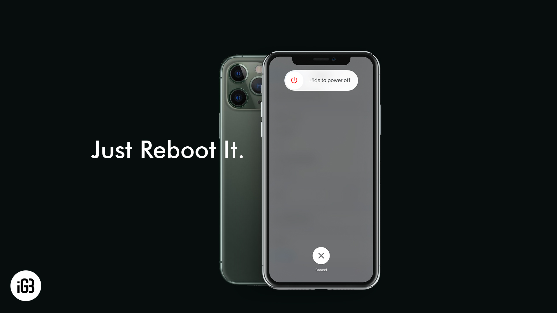 Cómo forzar un reinicio o reinicio de iPhone 11, 11 Pro y 11 Pro Max