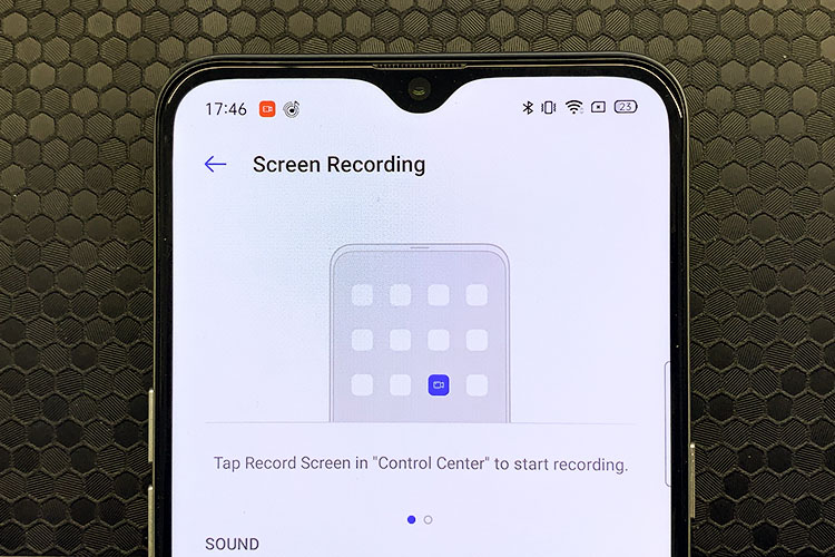 Cómo grabar en pantalla con audio interno en la interfaz de usuario Realme