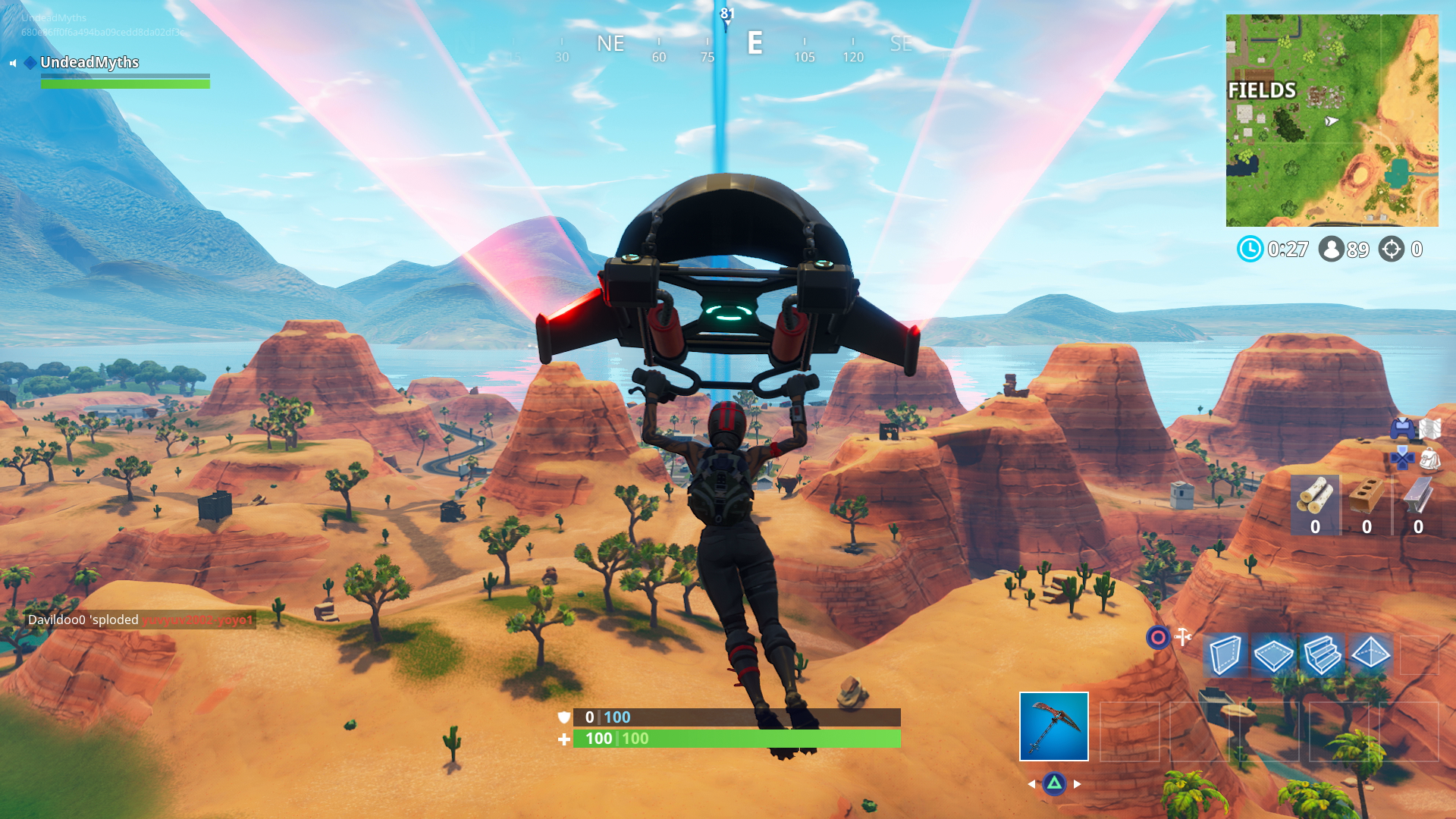Fortnite Mapa de temporada 5 – Lazy Links, área de Desert Paradise Palms