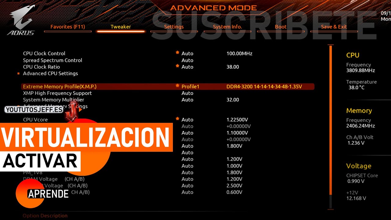 Activar virtualización en BIOS Gigabyte: 5 pasos sencillos para lograrlo