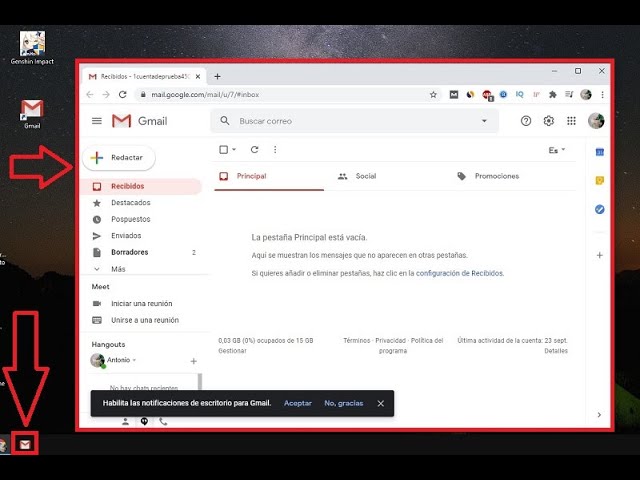 Anclar Gmail a la barra de tareas: 7 pasos fáciles y rápidos