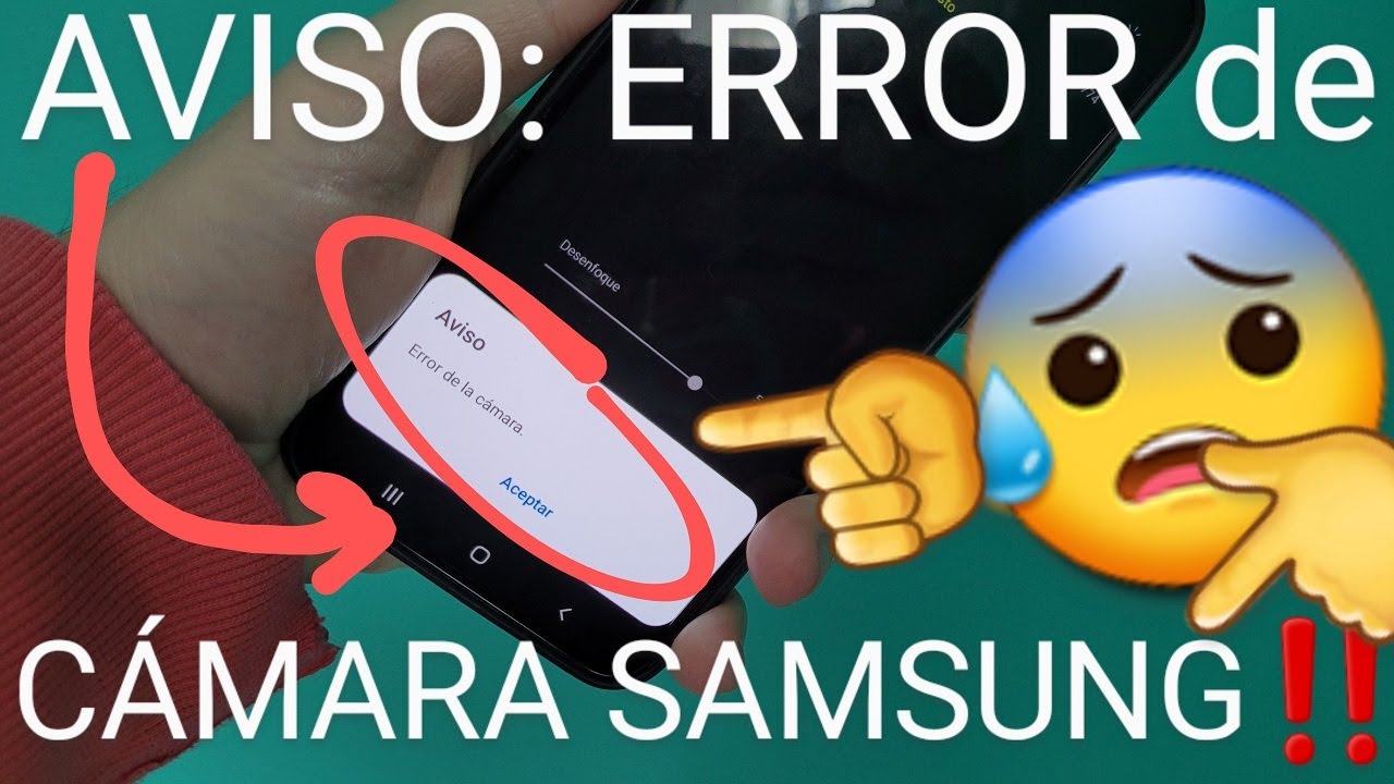 Aviso error en cámara Samsung: 5 soluciones efectivas 2025
