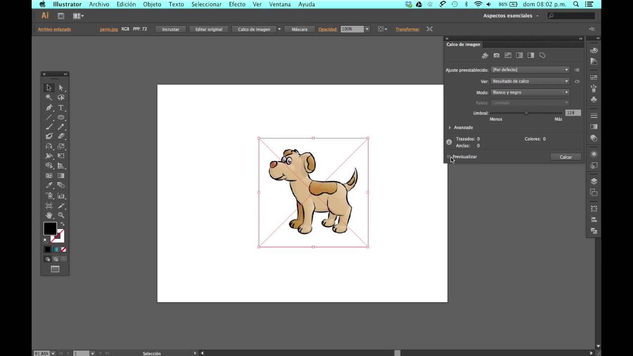 Calco de imagen Illustrator 2025: 7 técnicas para perfeccionarlo