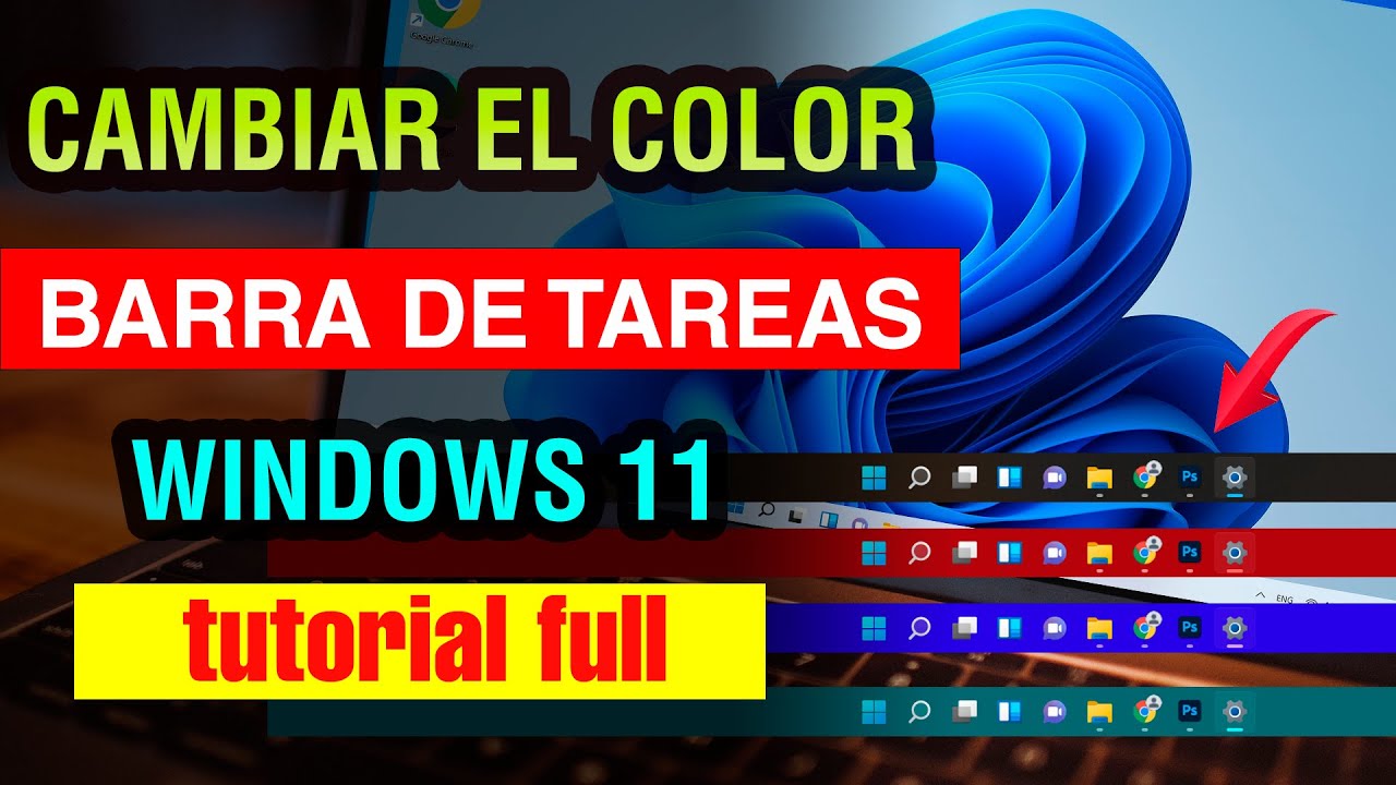 Cambiar color barra de tareas Windows 11: 7 formas de personalizarlo