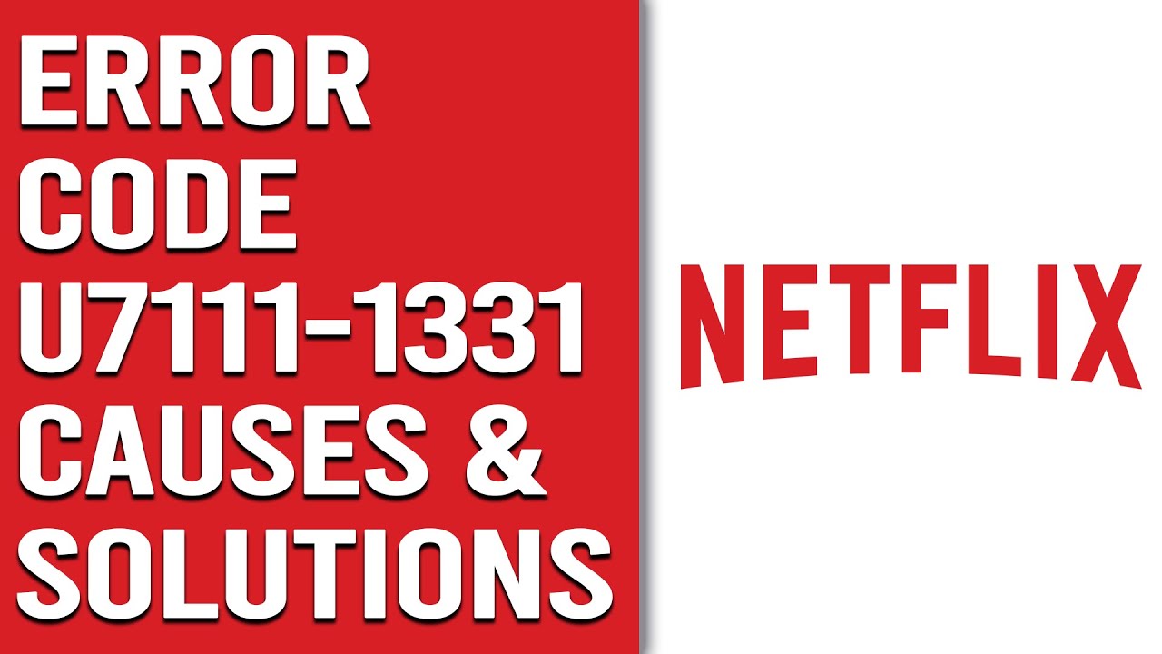 Código de error: u7111-1331 7 soluciones rápidas para arreglarlo