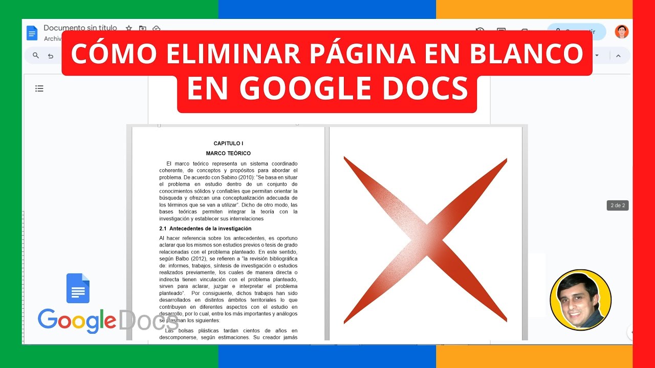 Como borrar hojas en blanco en documentos de Google: 7 pasos sencillos