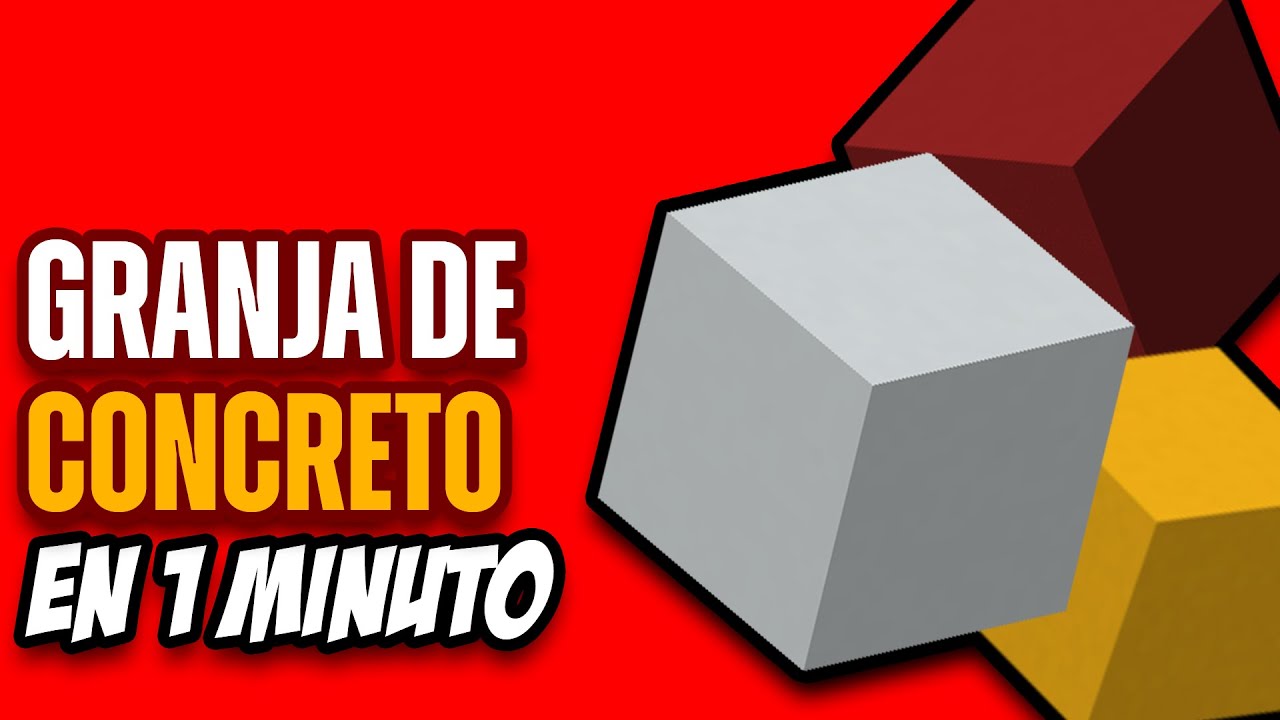 Como conseguir concreto en Minecraft: 7 pasos fáciles para lograrlo