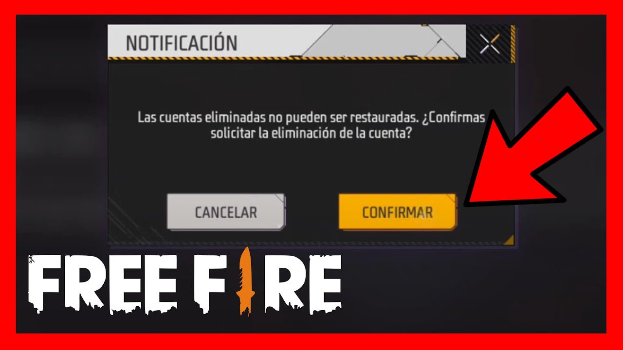 Como eliminar cuenta de Free Fire: 5 pasos fáciles en 2025