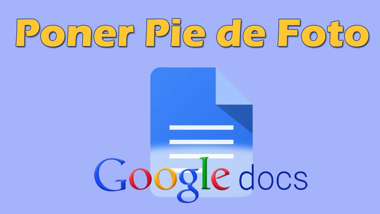 Cómo poner pie de imagen en documentos de Google: 5 métodos infalibles