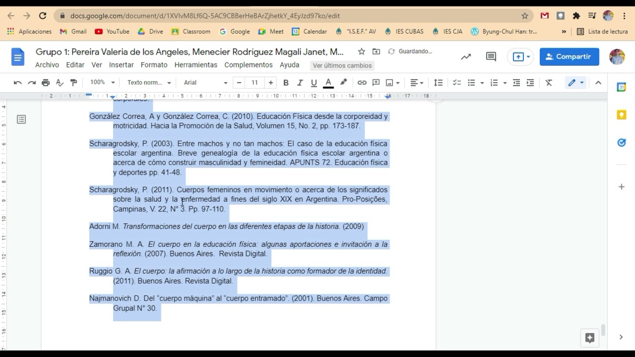 Como poner sangría francesa en documentos de Google: 5 pasos fáciles