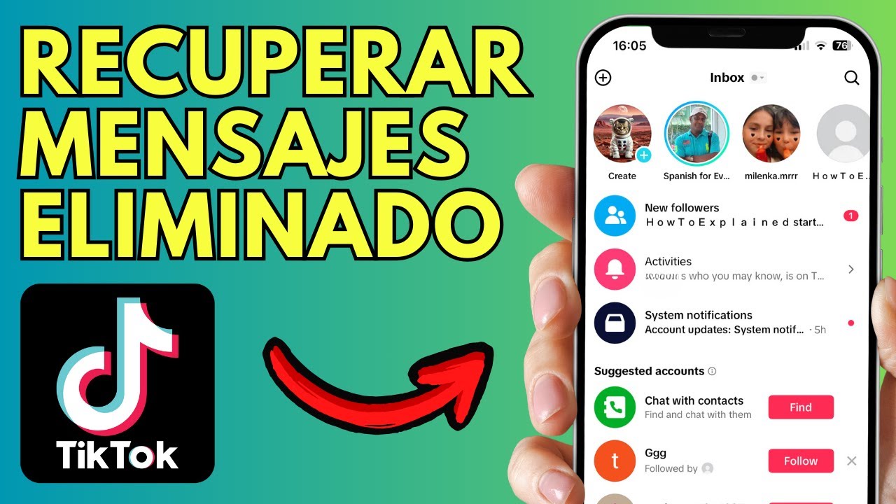 Como recuperar conversaciones de TikTok: 5 pasos efectivos