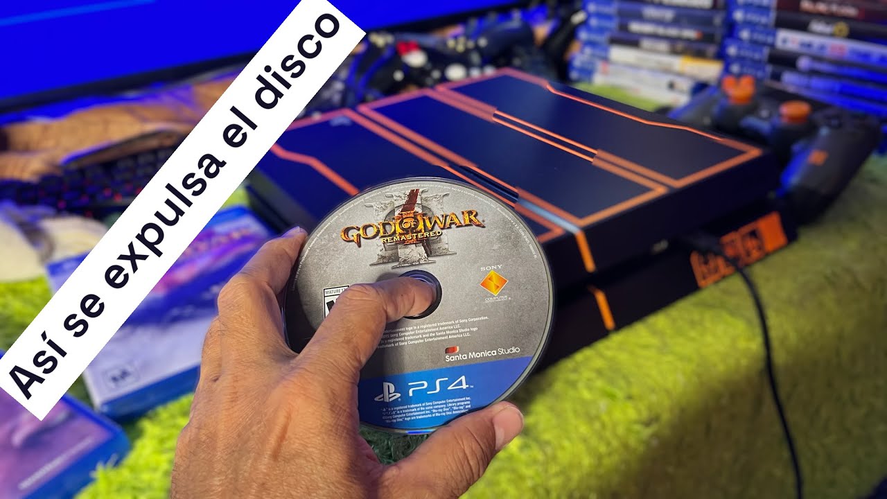 Cómo sacar un disco de PS4: 5 pasos simples y rápidos 2025