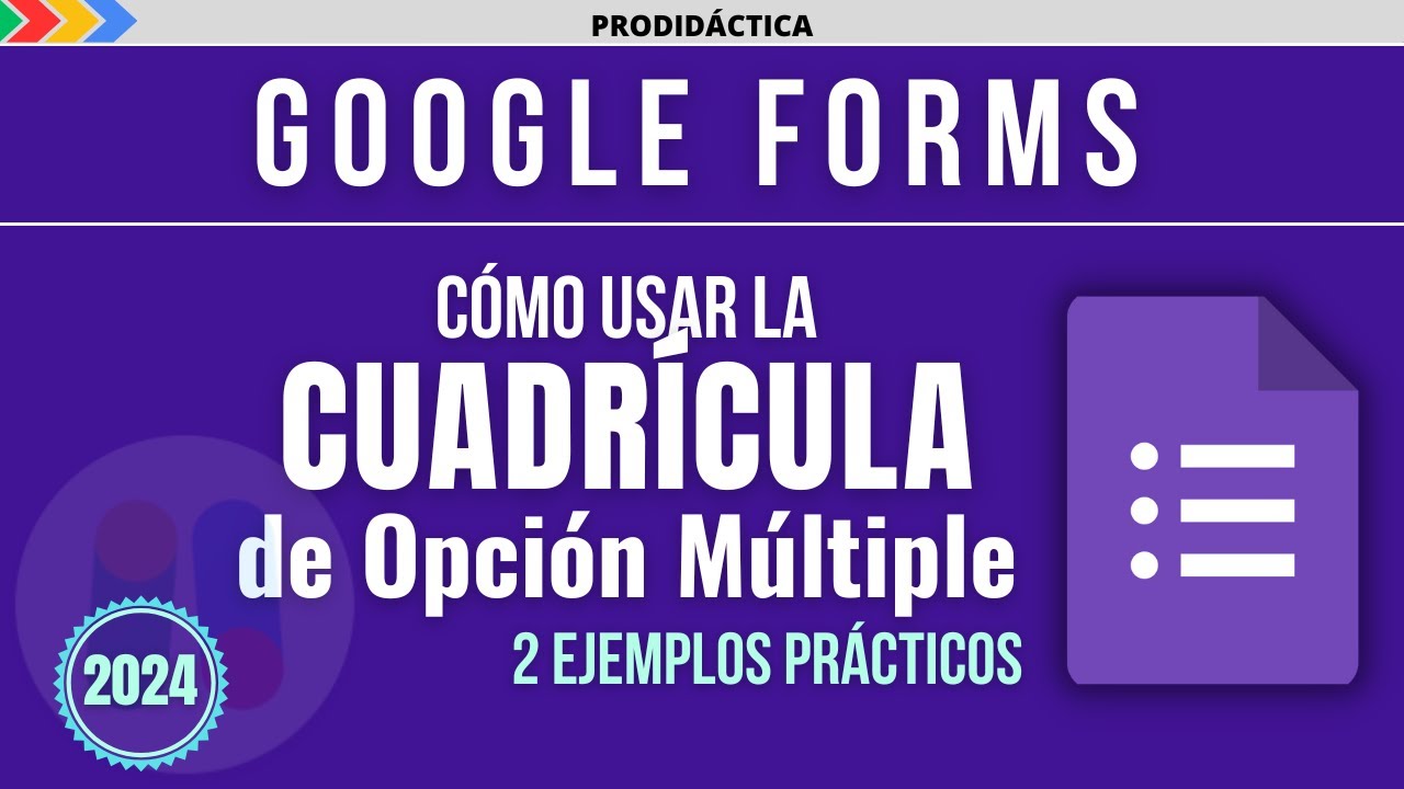 Cuadrícula de opción múltiple Google Forms: 7 pasos para crearla fácilmente