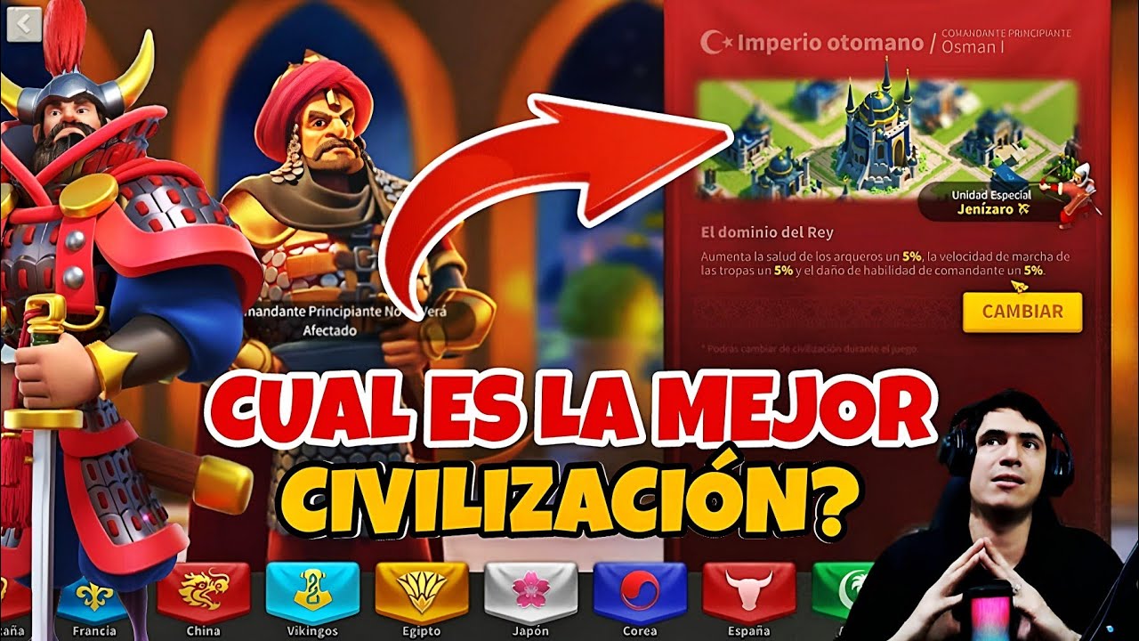 Cual es la mejor civilización de Rise of Kingdoms: 5 claves imprescindibles