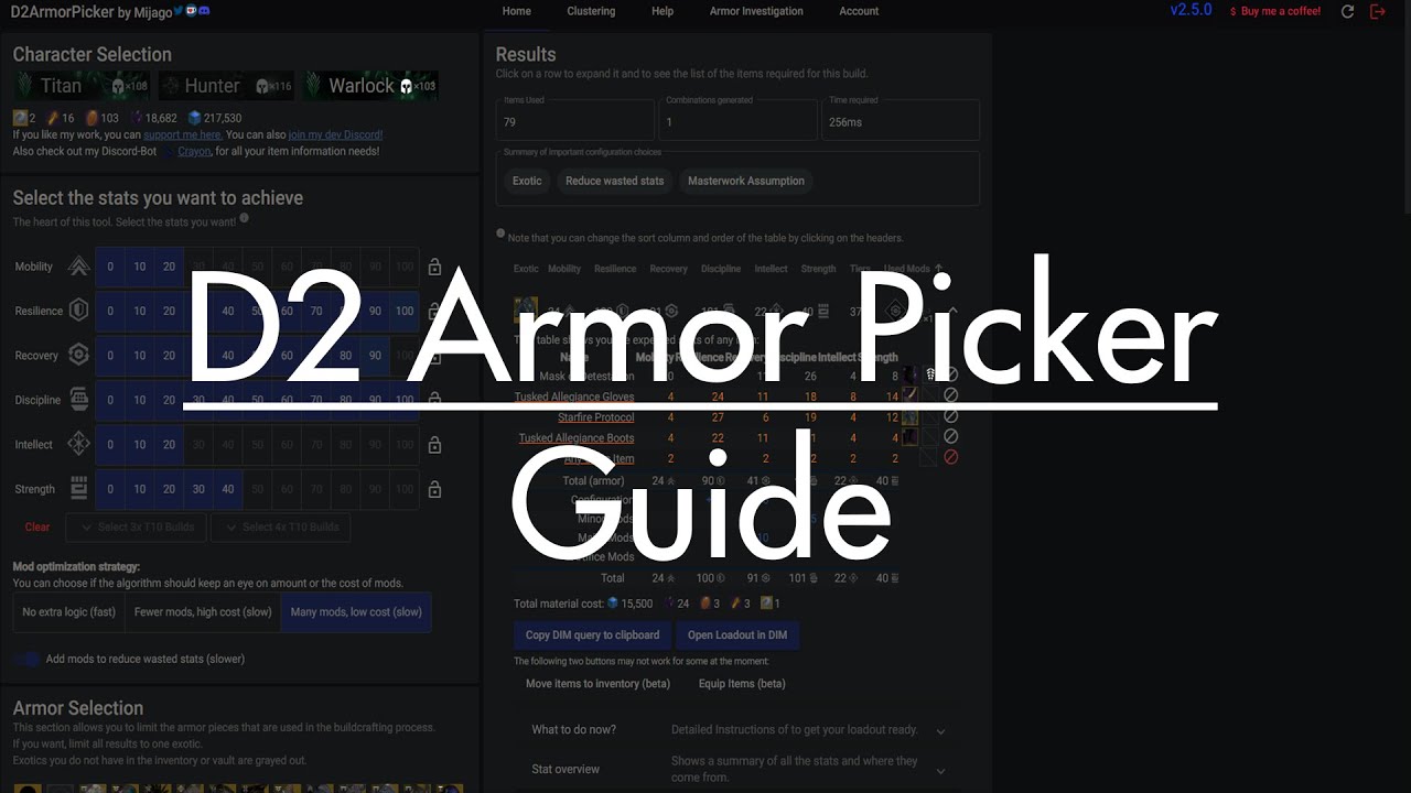 D2armorpicker 7 consejos clave para elegir tu armadura ideal