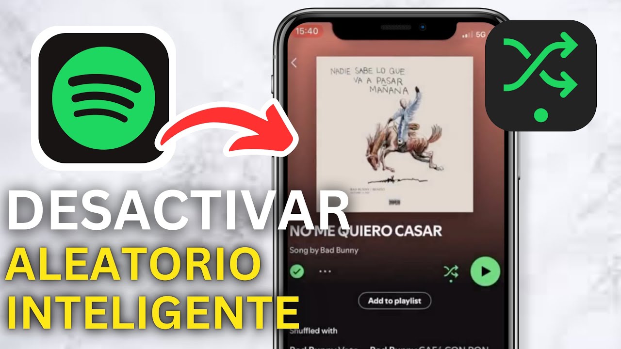 Desactivar modo aleatorio inteligente Spotify: 5 pasos sencillos 2023