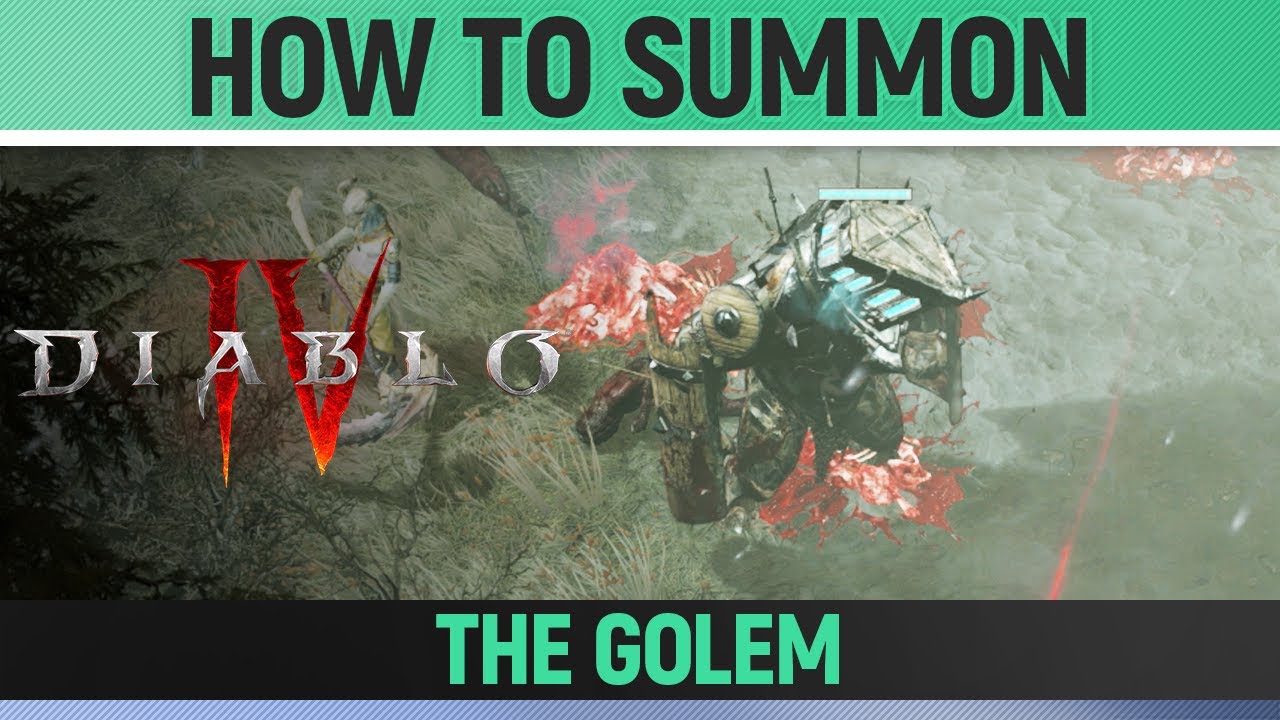 Diablo 4 como invocar golem: 5 pasos para dominarlo