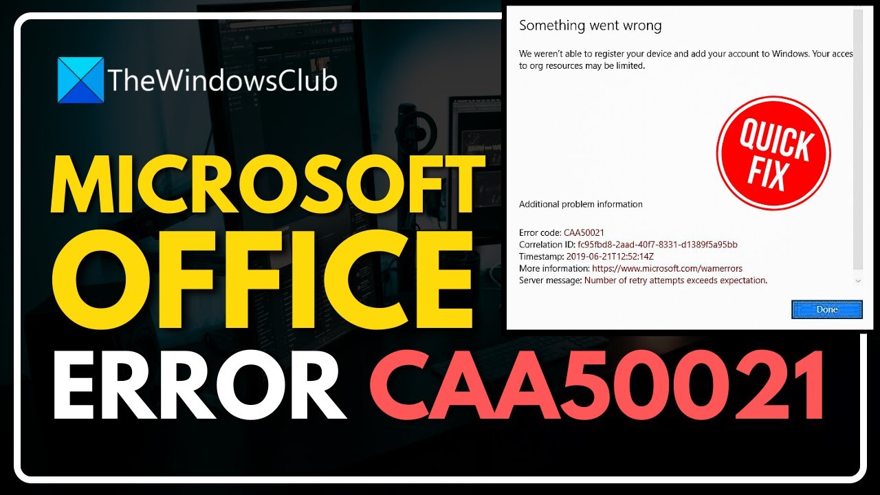 Error caa50021: 7 soluciones efectivas para solucionarlo ya