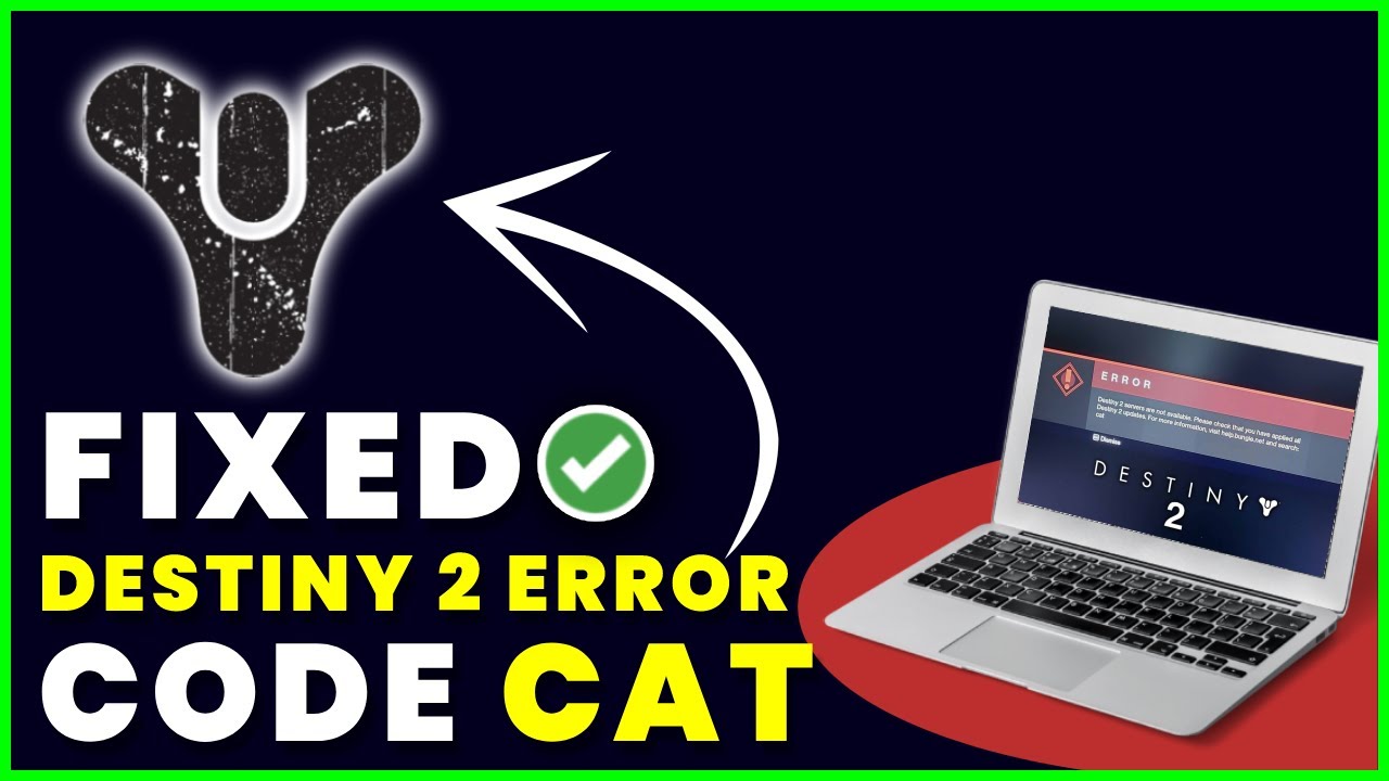 Error cat destiny 2: 7 soluciones rápidas para resolverlo