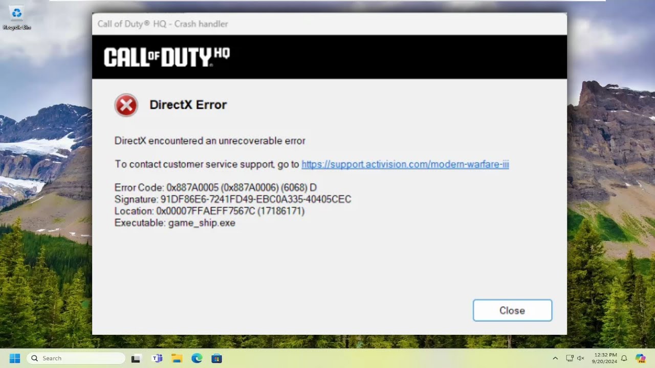 Error DirectX Warzone: 5 soluciones rápidas para 2025