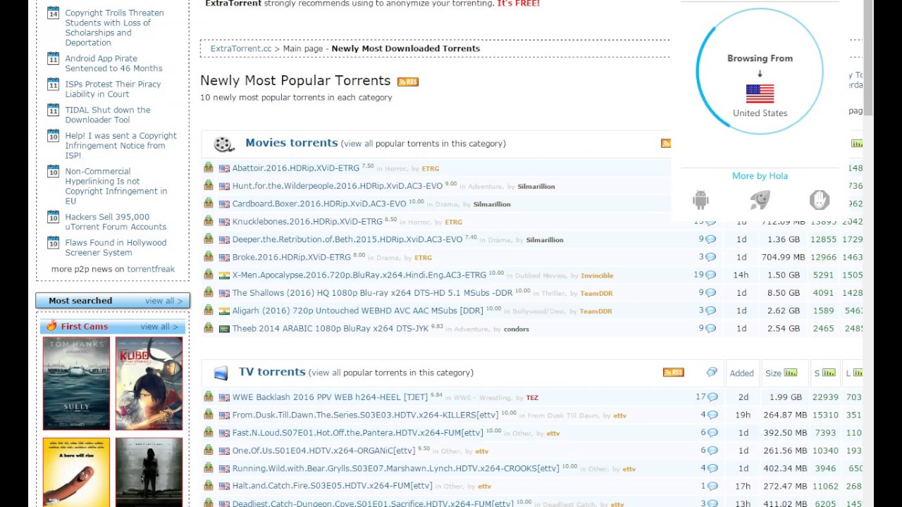 Extratorrents películas: 7 formas de disfrutar cine gratis