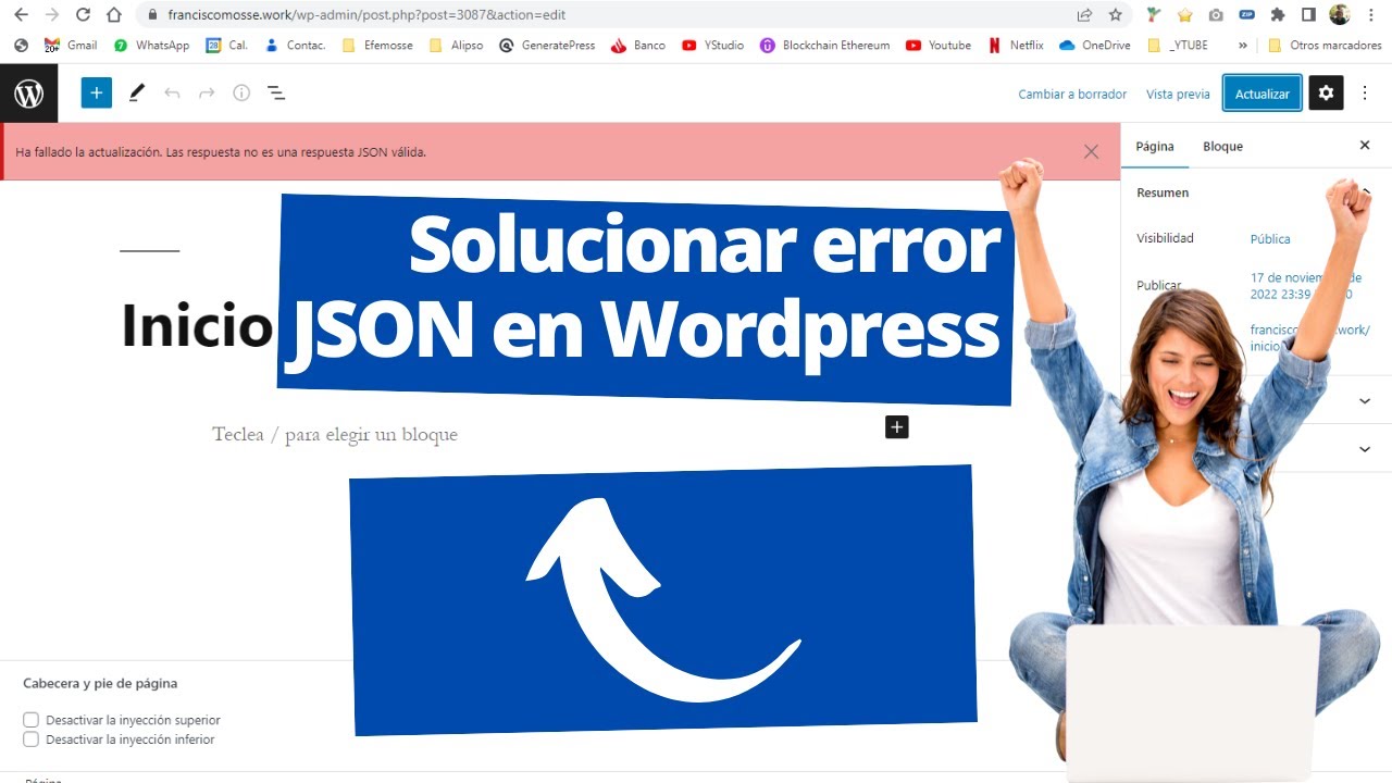 Fallo al actualizar las respuesta no es una respuesta json válida: 5 soluciones efectivas en 2025