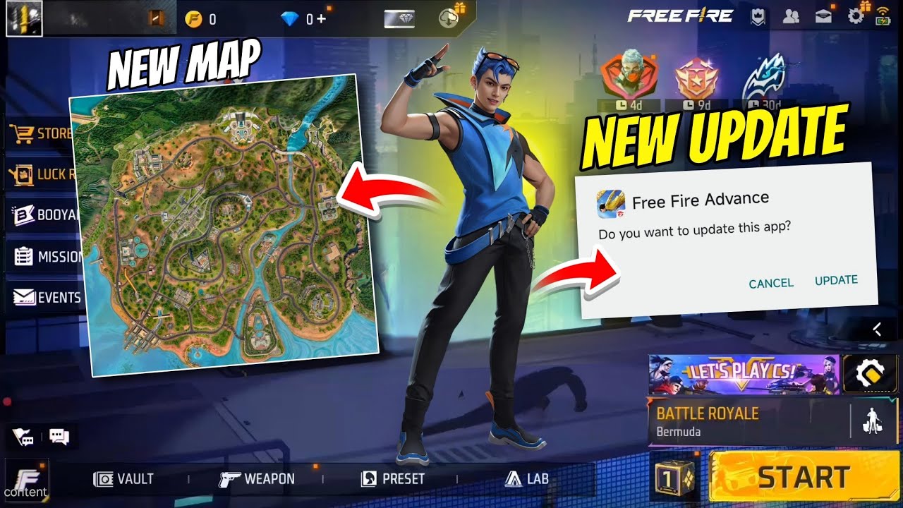 Free Fire Advance Registro: 5 pasos para acceder fácilmente
