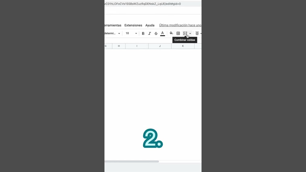 Fusionar celdas Google Sheets: 7 trucos para facilitarlo