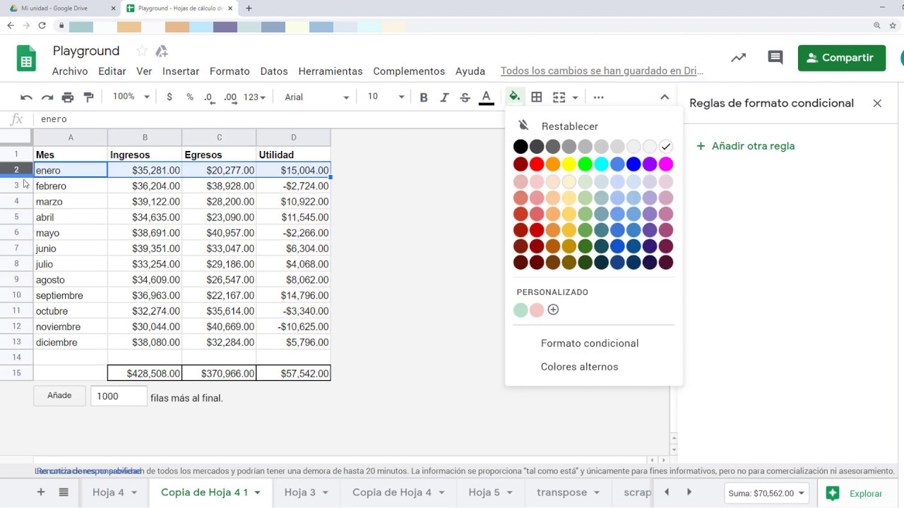 Google Sheets formato condicional otra celda: 7 pasos sencillos 2025