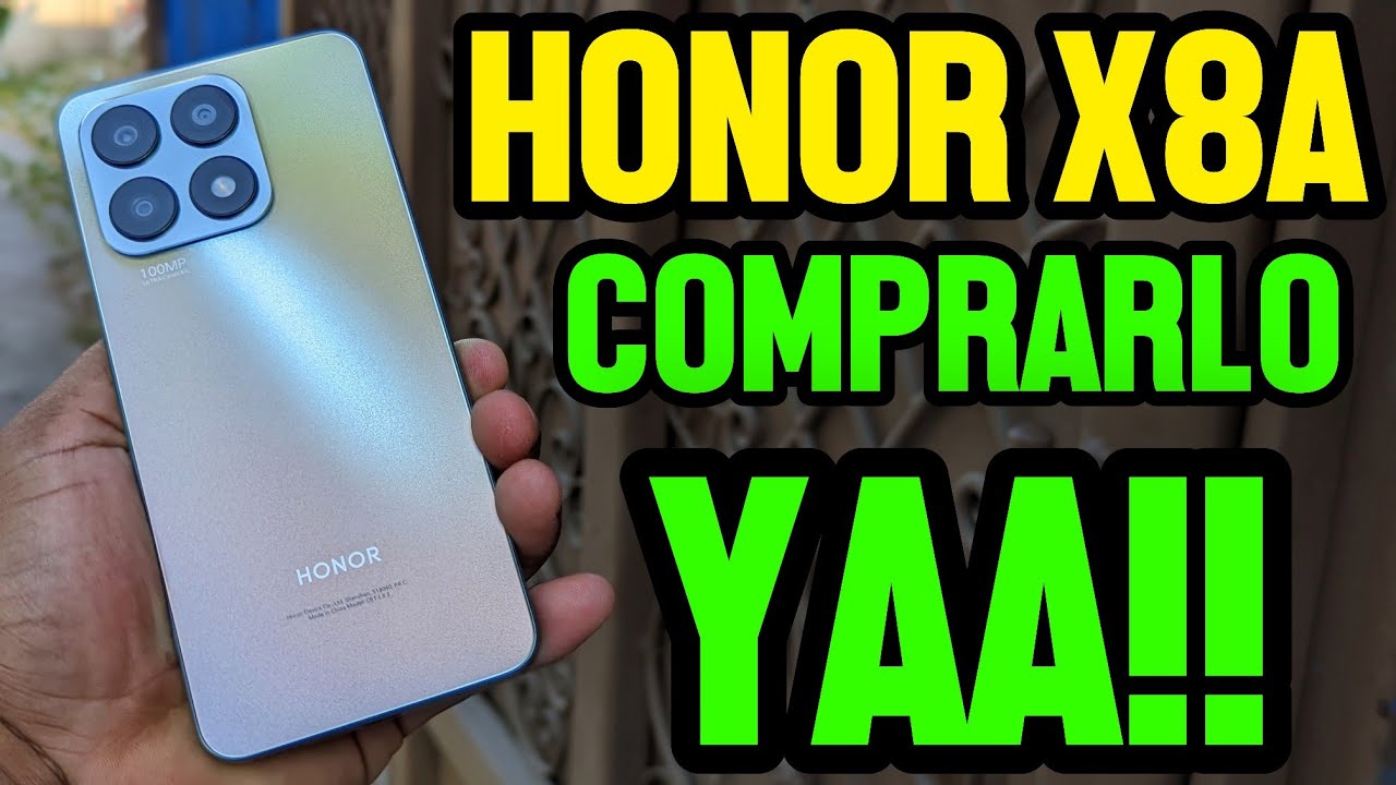 Honor X8A es contra el agua: 5 razones por las que lo querrás