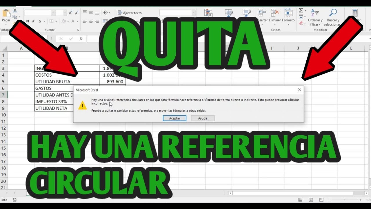 Referencia no es válida Excel: 5 soluciones rápidas para 2025