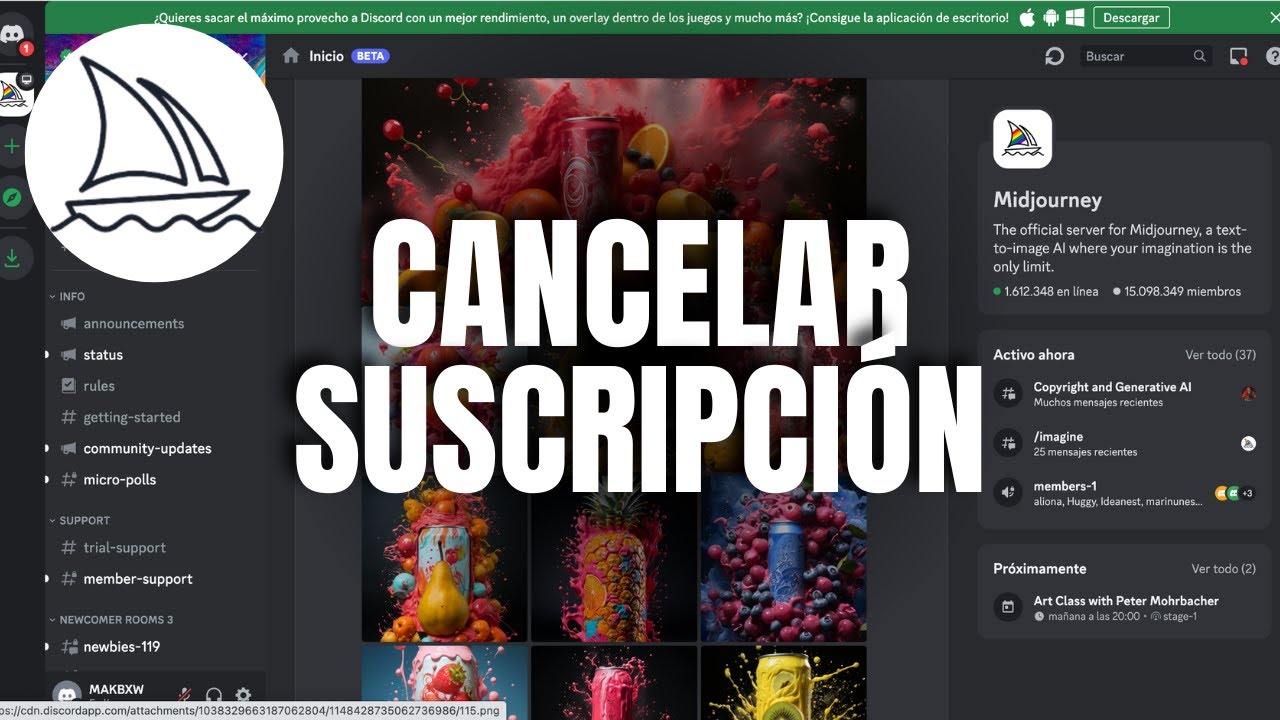 Midjourney cancelar suscripción: 5 pasos para hacerlo fácil