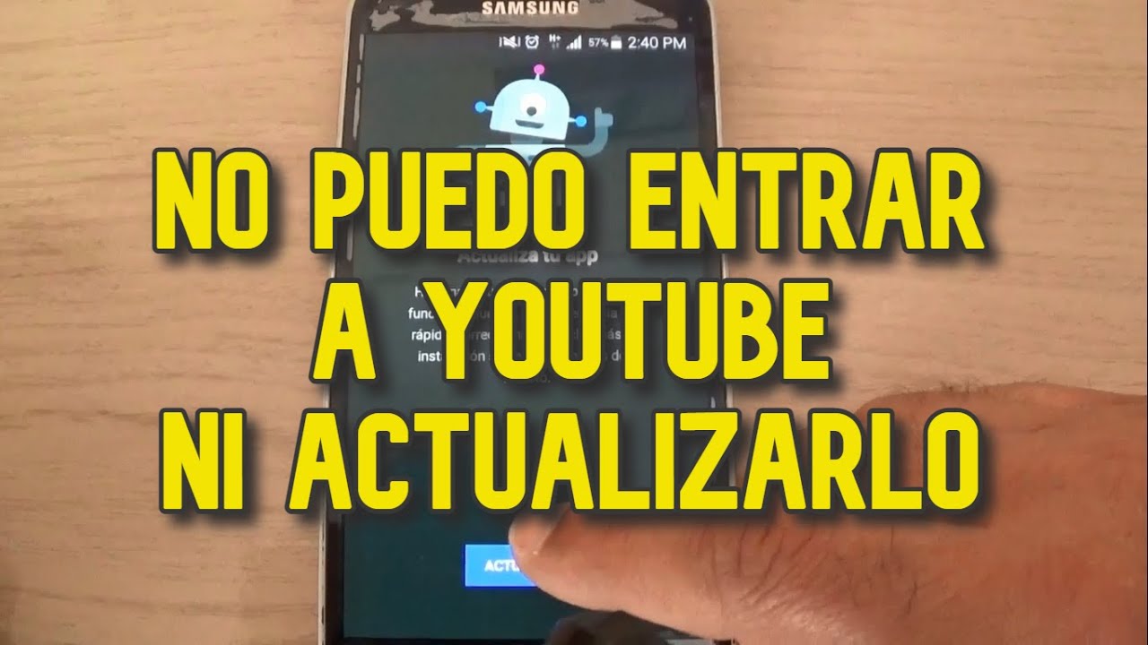 No puedo actualizar YouTube en mi celular: 5 soluciones efectivas