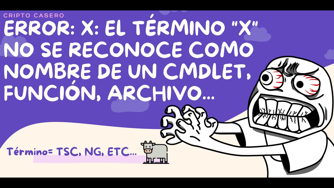 No se reconoce como nombre de un cmdlet: 5 soluciones efectivas